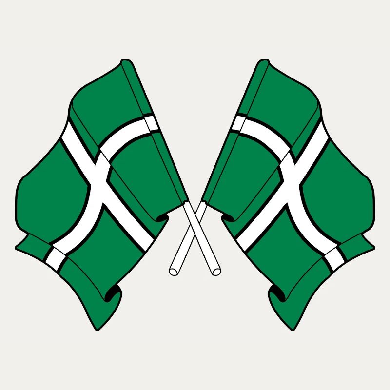 Drapeaux croisés du Devon