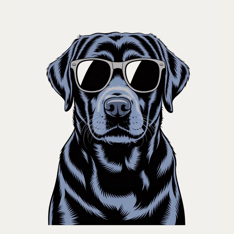 Schwarzer Labrador