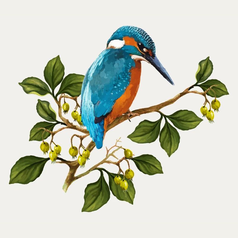 Bunter Vogel