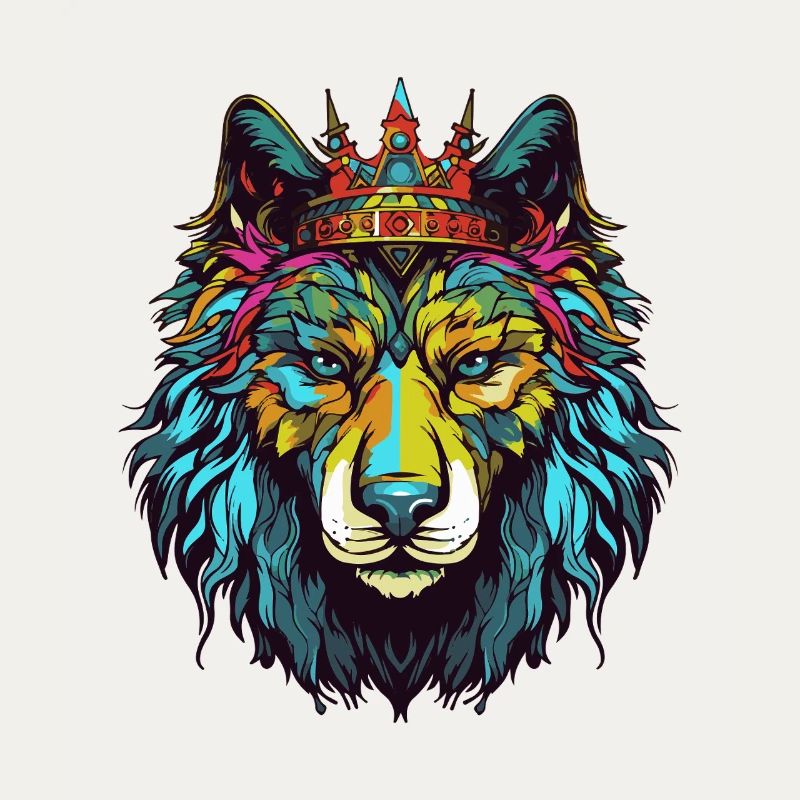 Wolf Comic Crown
