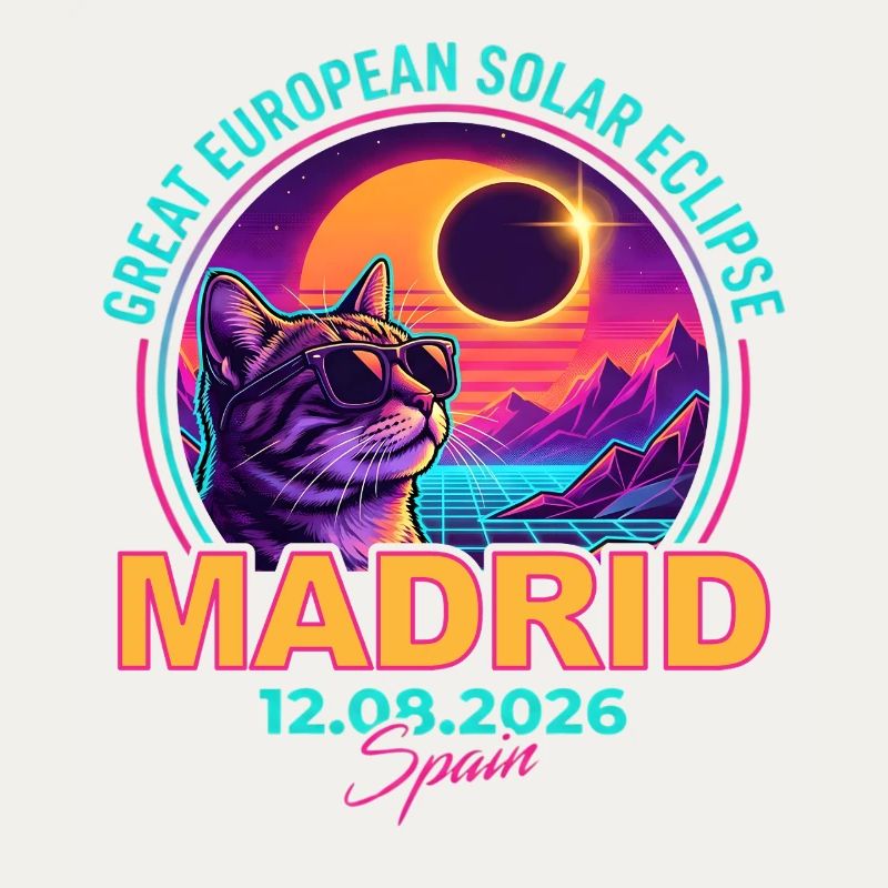 Solar Cat Madrid Eclipse 2026