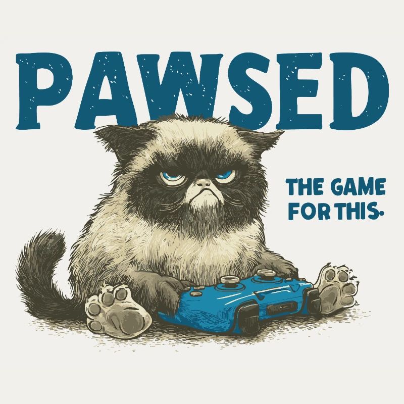 Das Spiel Cat mit Controller PAWSED