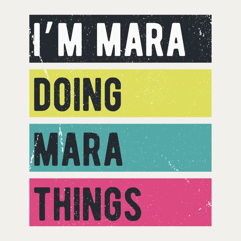 I’m Mara Doing Mara Things Retro Colors
