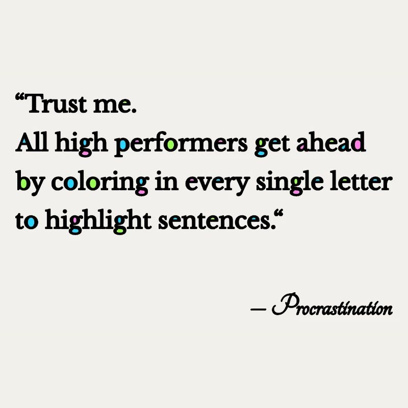 Procrastination
