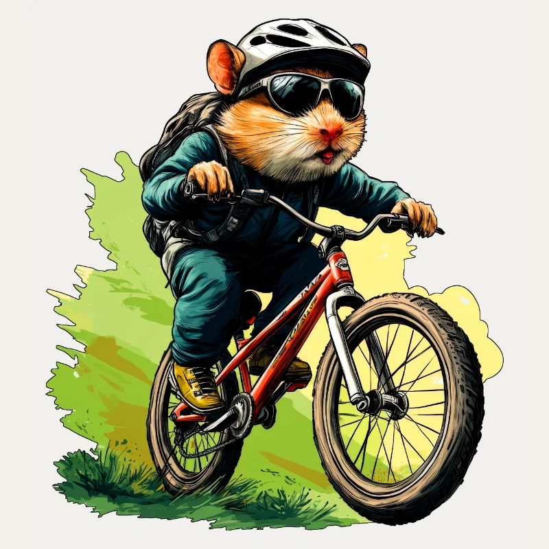 Hamster VTT / Hamster cycliste