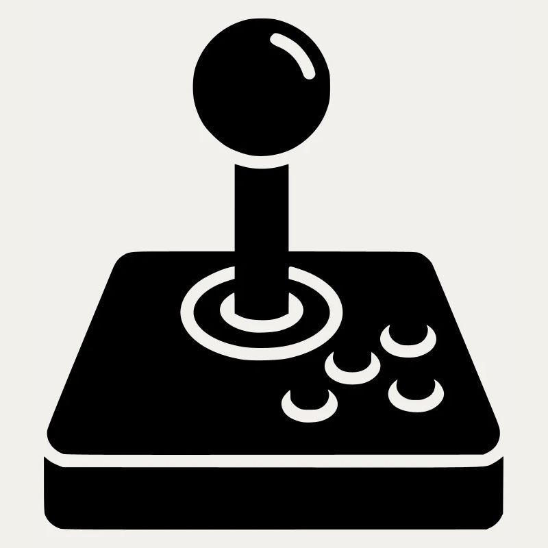 Icône d’arcade rétro joystick