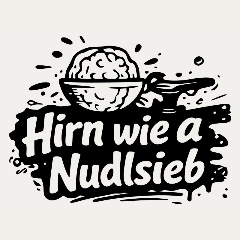 Brain like a pasta strainer