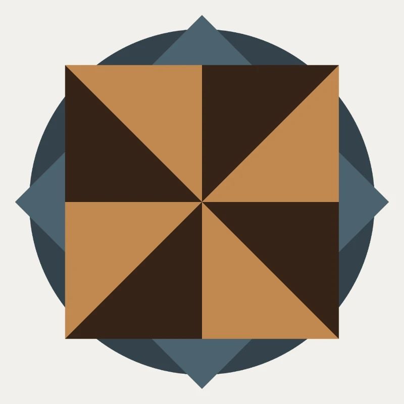 GÉOMÉTRIE DU NOYAU PYRAMIDAL | Œuvres d’art Basic Shapes