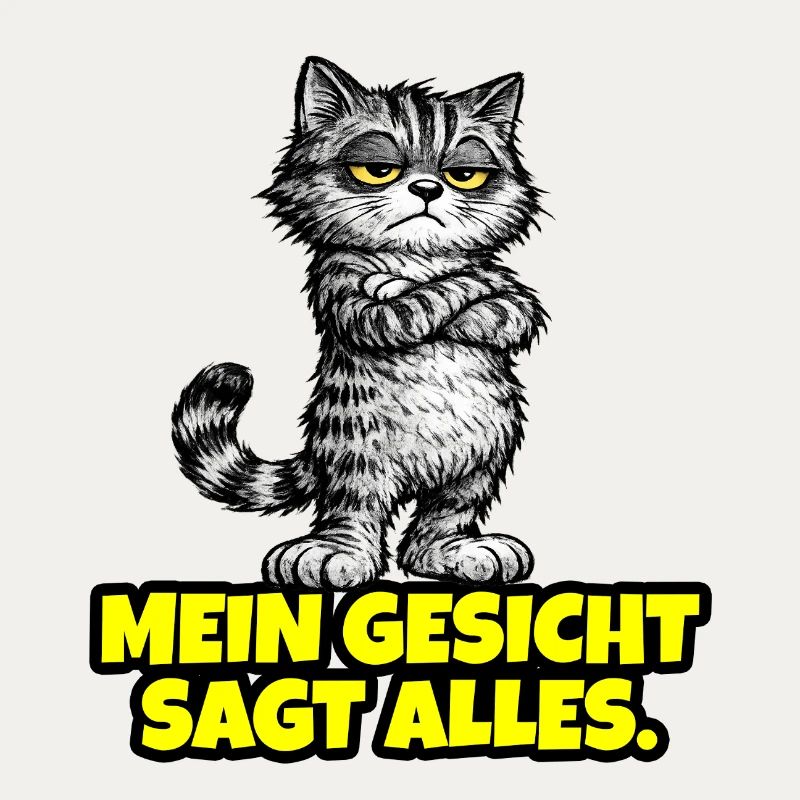 Mon visage en dit long. – Chef Chat (Grumpy)