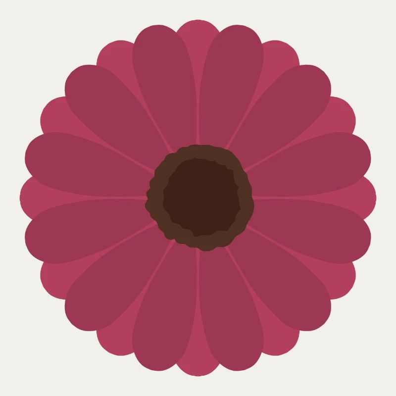 Pink Gerbera Bloom Pattern
