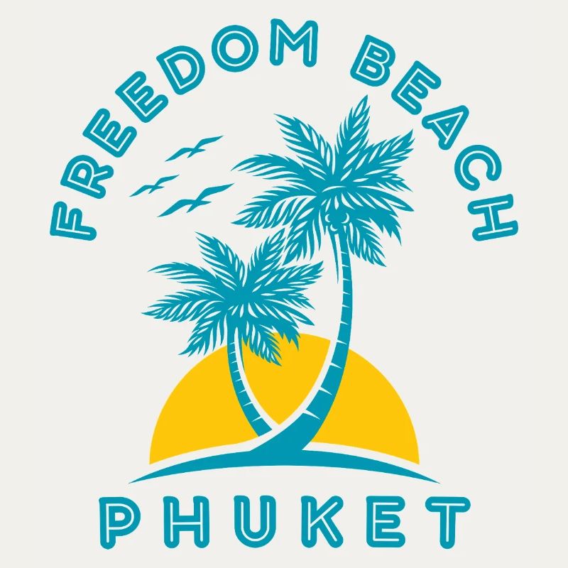 Freedom Beach Phuket Palm Sunset