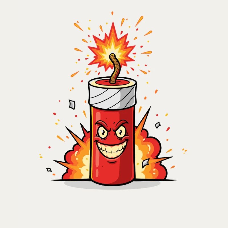 Angry Firecracker Comic