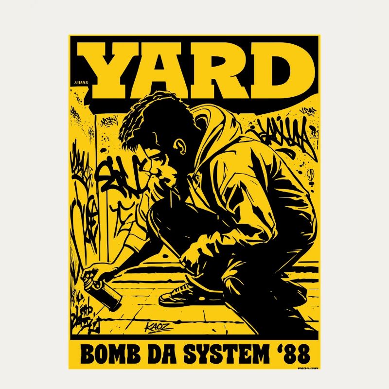 yard_graffitiYard Bomb Da System 88 Graffiti Poste