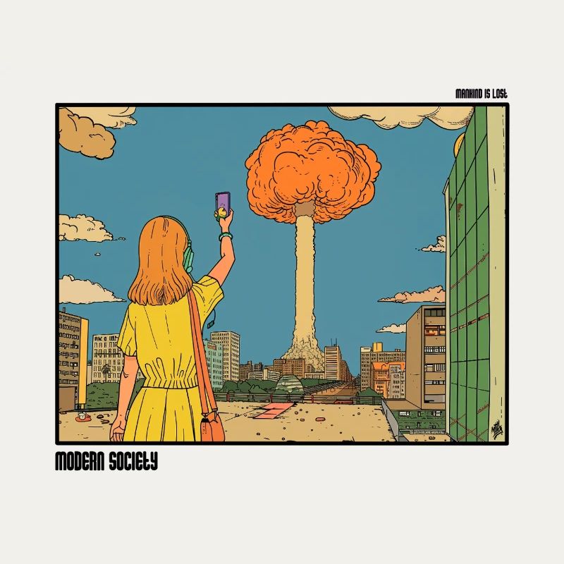 Selfie devant un Nuclear Puff