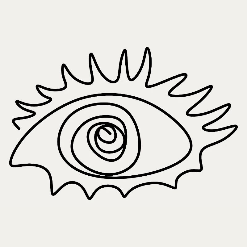 Abstraktes Augendesign
