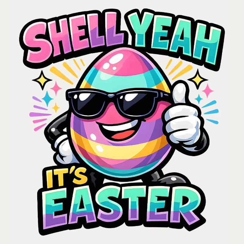 Shell Yeah It's Easter Ostern Spruch Hell yeah