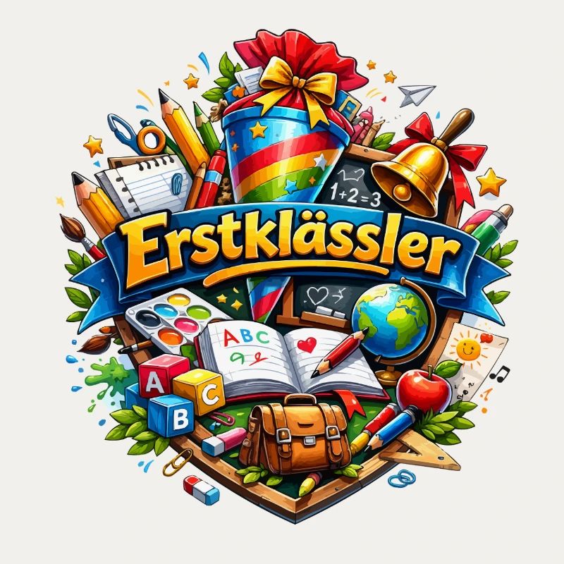 First Grade Learning World Logo