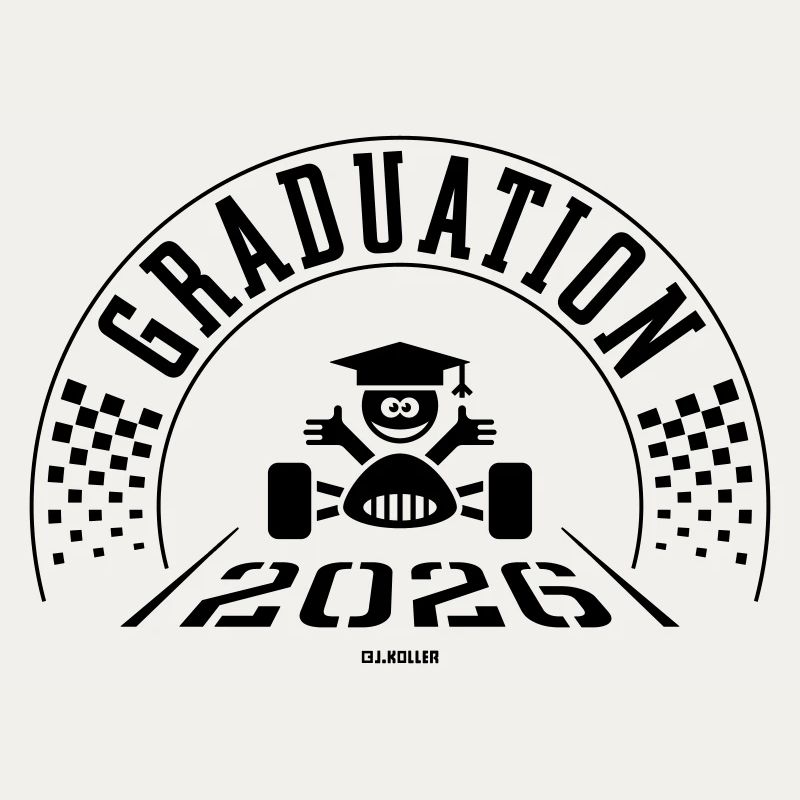Remise des diplômes 2026 - L’école est terminée - Ligne d’arrivée - B