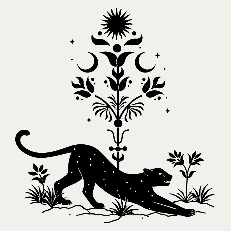 Cosmic Leopard Boho