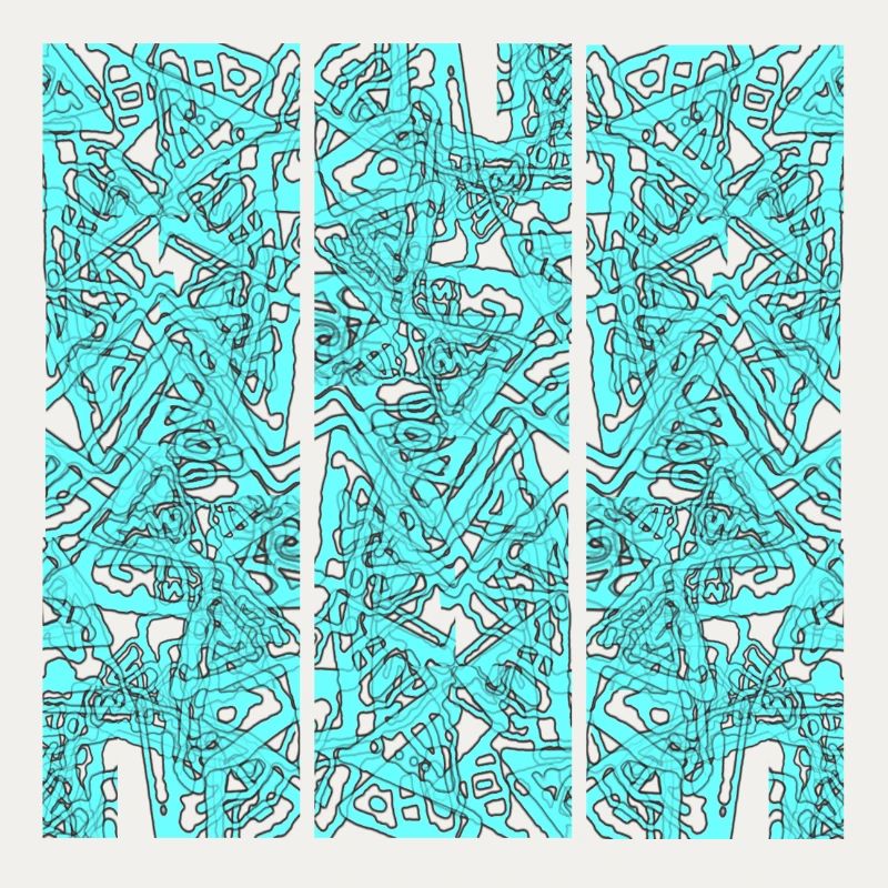 Triptyque du Chaos Turquoise