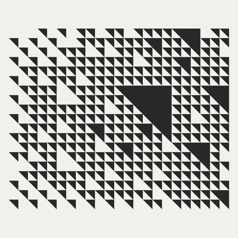 geometric triangles pattern design