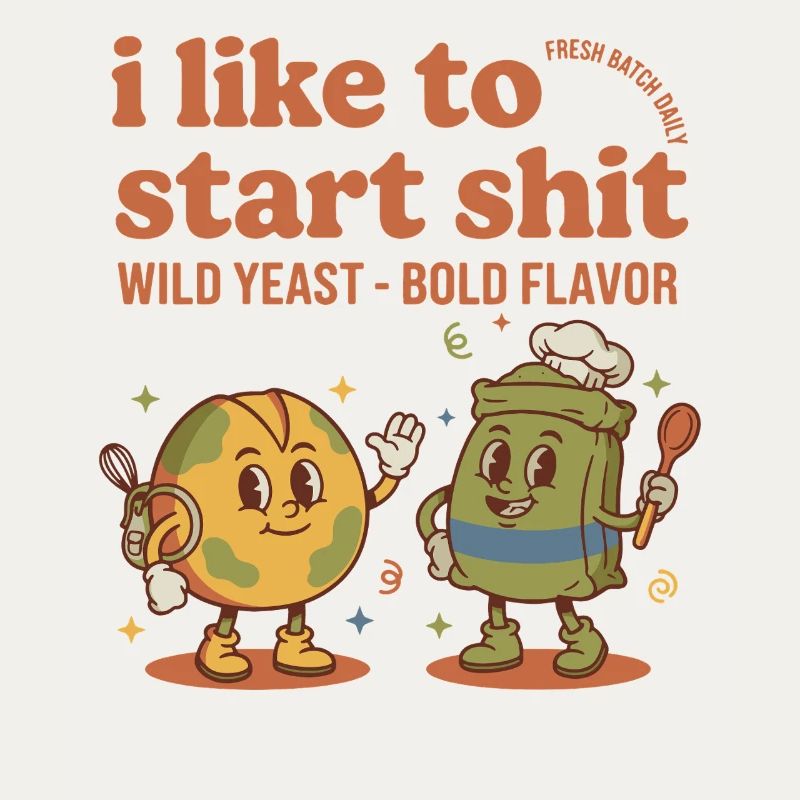 Sourdough Starter Jar Era Bread Baking Baker