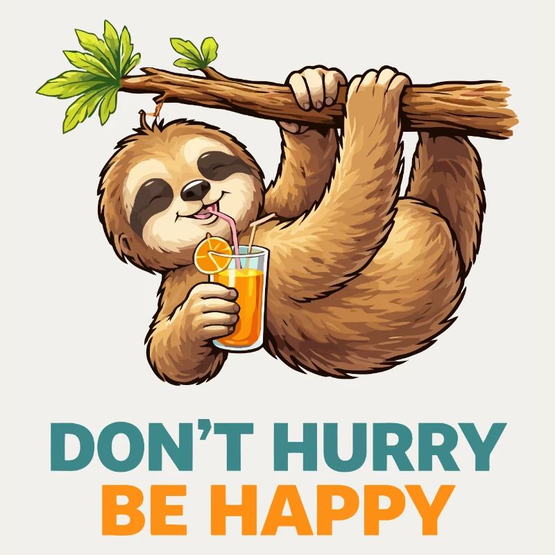Relaxing Sloth Don’t Hurry