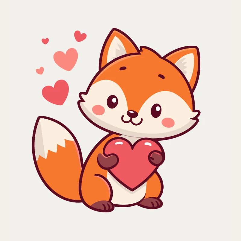 Fuchsherz Kawaii