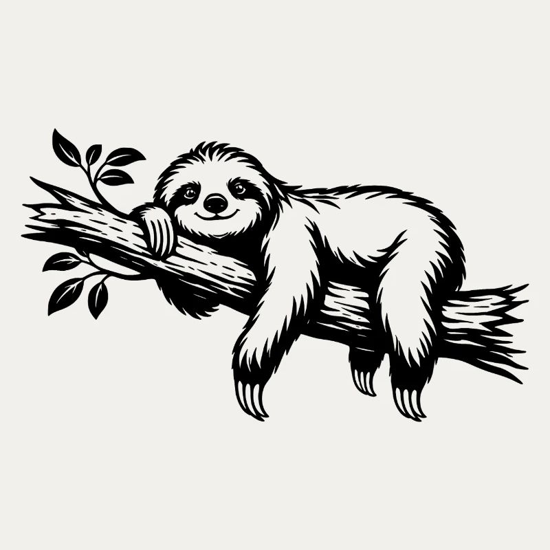 Sloth chilling
