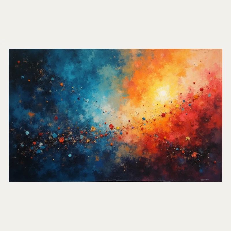 Aube Cosmic Abstract Splash