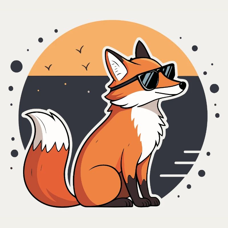 Fox Sun Dark Glasses