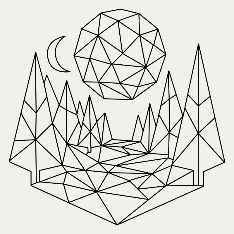 Landschaft Polygon