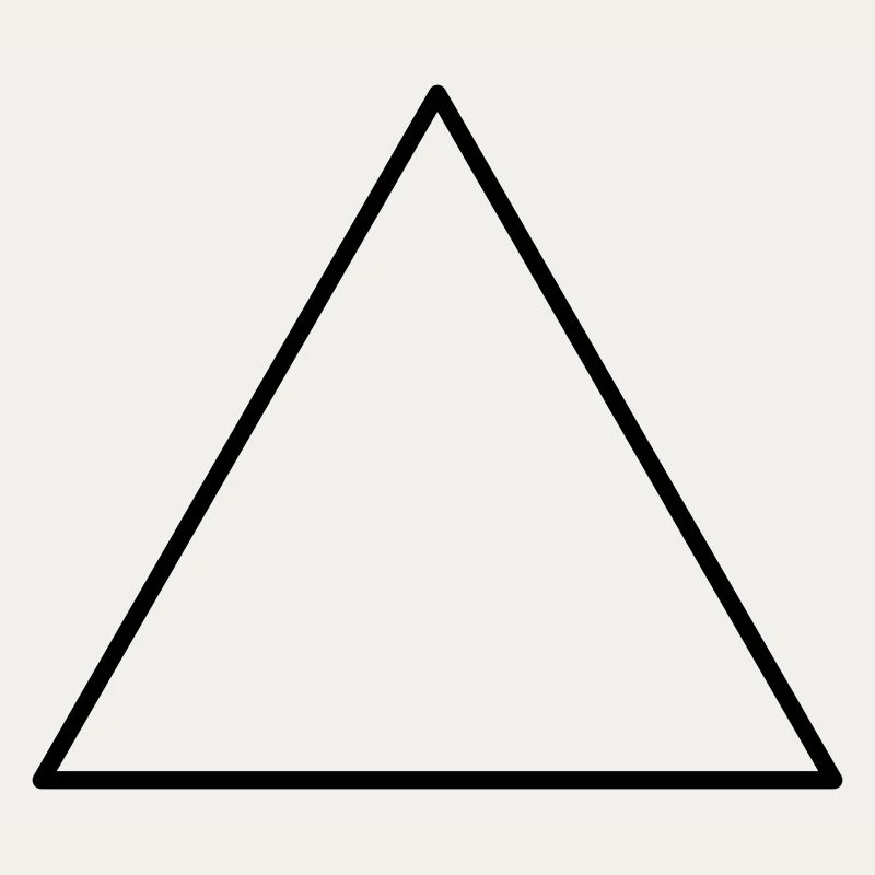 Symbol triangle equilateral