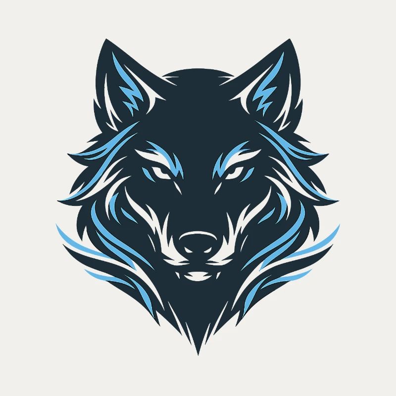 Blauer Nachtwolf Emblem
