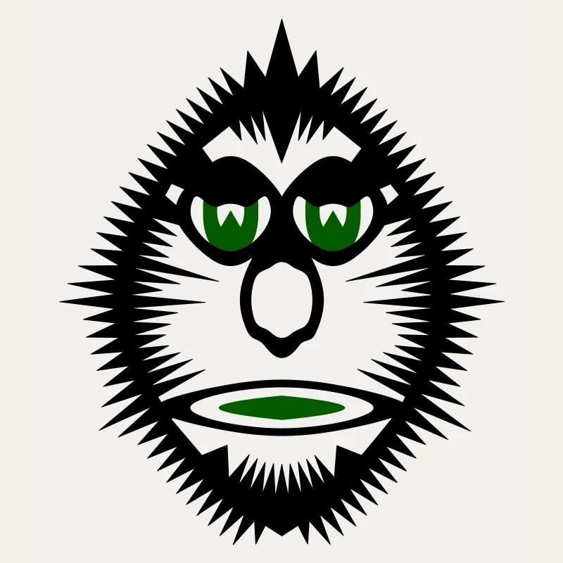 Illustration de visage de chat Visage de chat