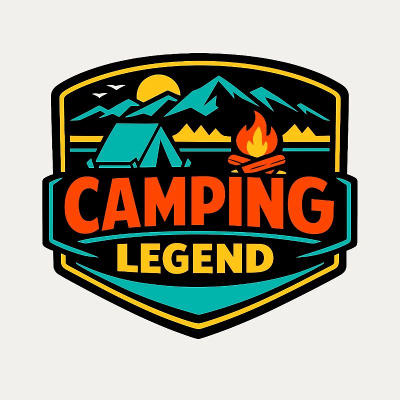 Camping Legend Abzeichen