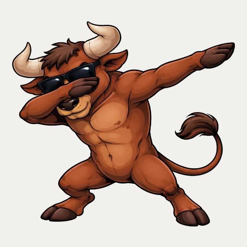 Dabbing Stier