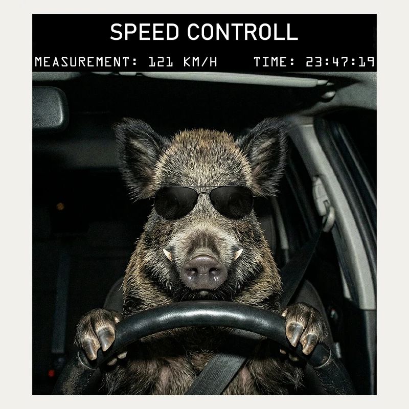 Wild boar speed control