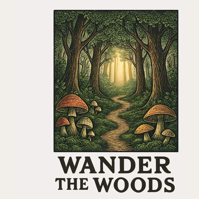 Waldpfad der Wanderer