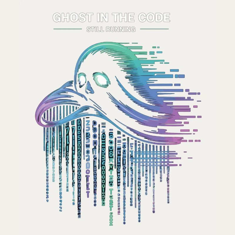Ghost in the Code T-Shirt Programmer IT Nerd