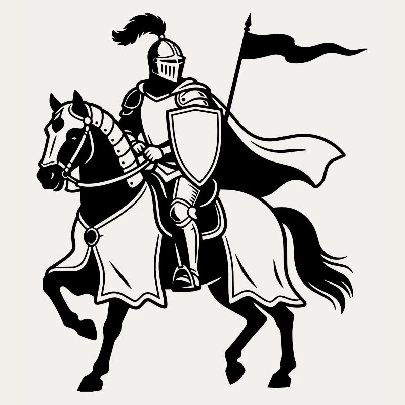 Chevalier à cheval