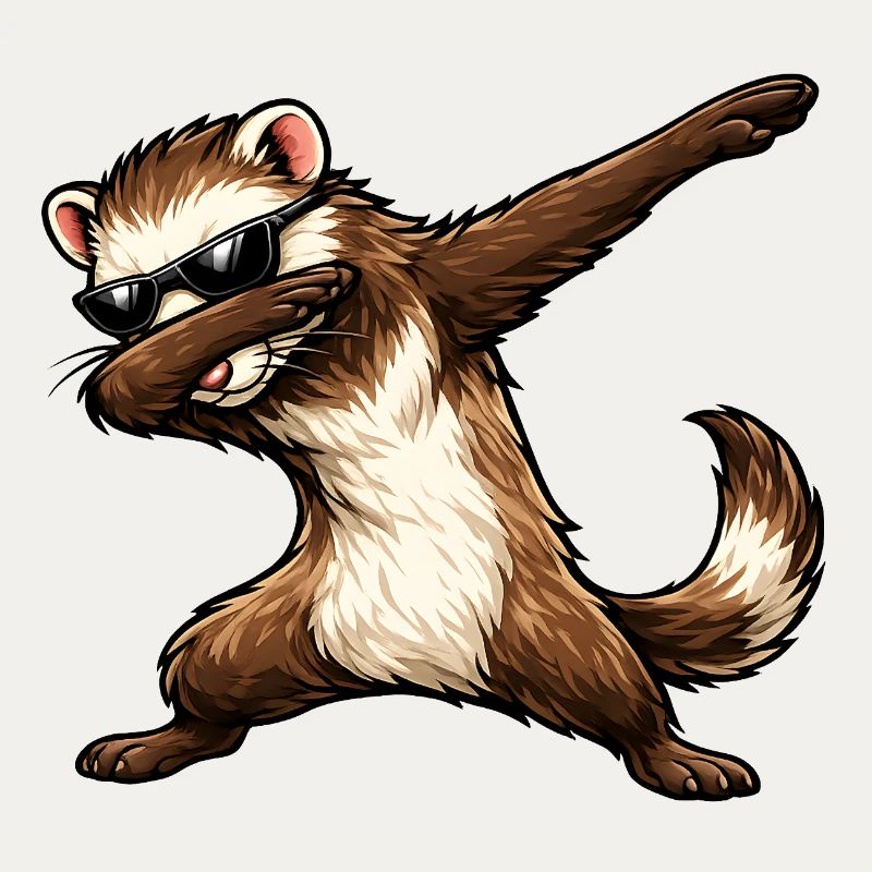 Dabbing Ferrets