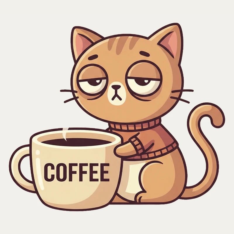 Kätzchen Kaffee Charm