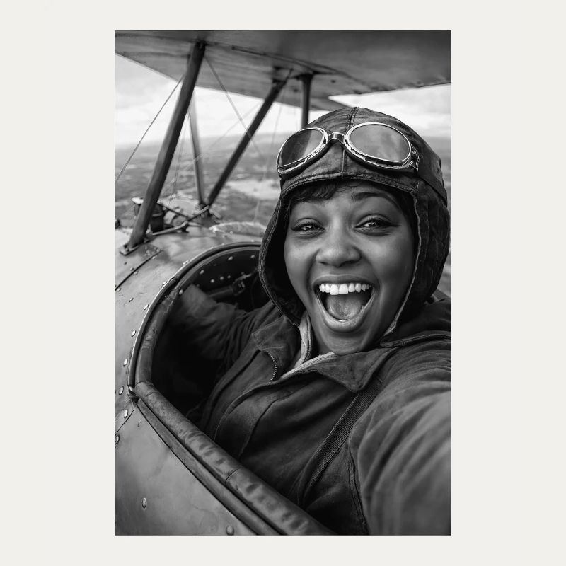 Bessie Coleman Selfie
