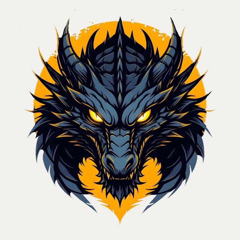 Dunkler Drache