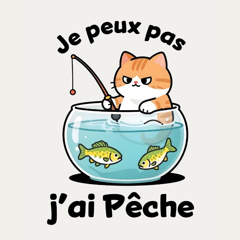 Chat pêcheur dans l'aquarium