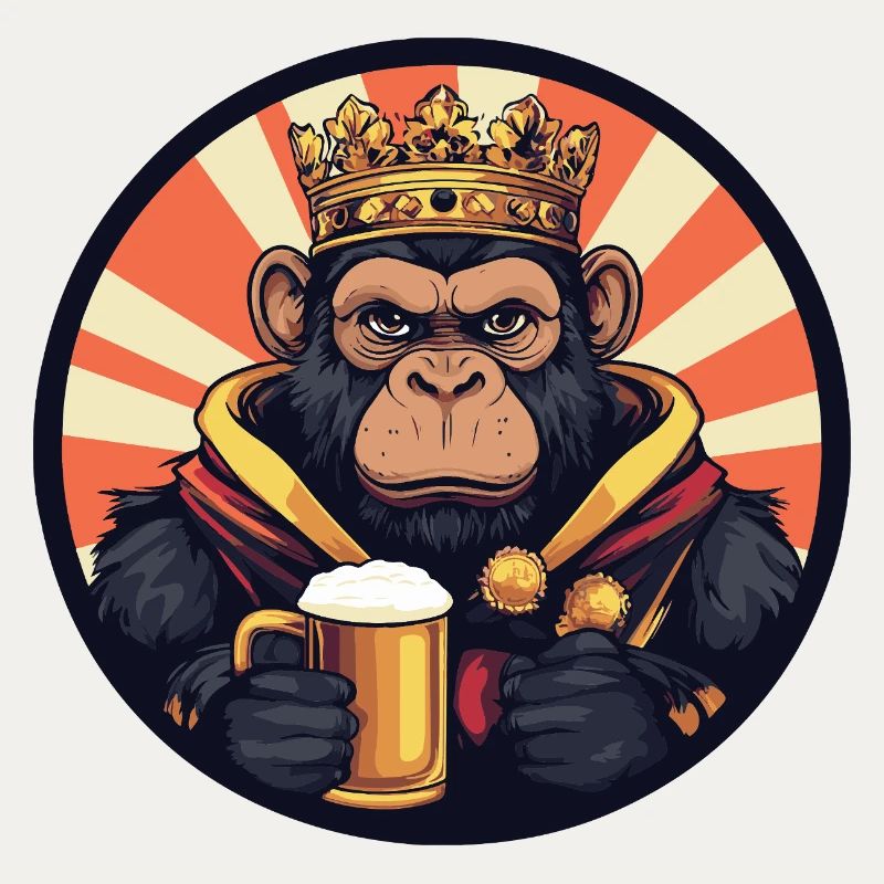 Monkey Beer Funny