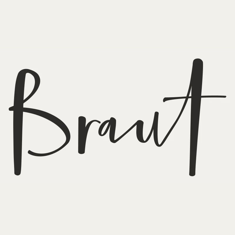Bride – Stylish Wedding Text Design