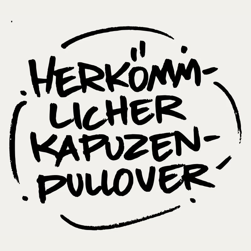 Herkömmlicher Kapuzenpullover