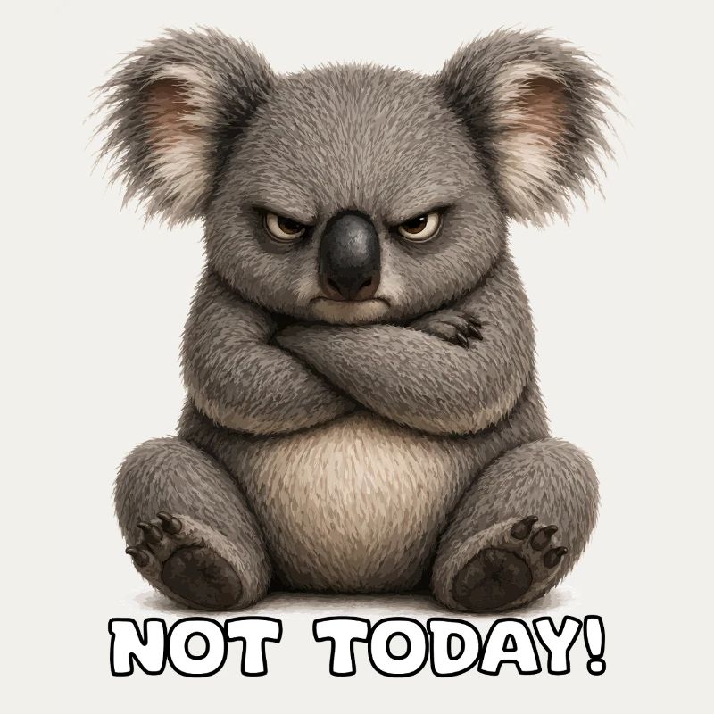 Grumpy Koala – Not Today